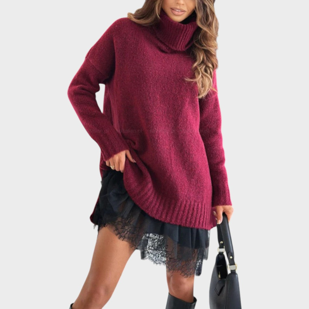 Pull Rouge et Robe Noire / 3XL