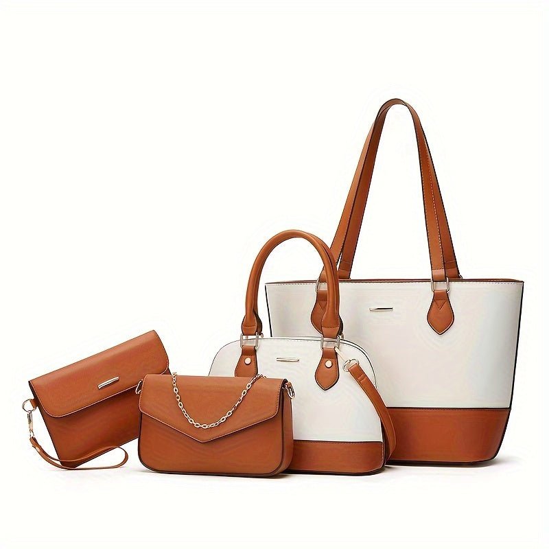 Blanc avec Marron