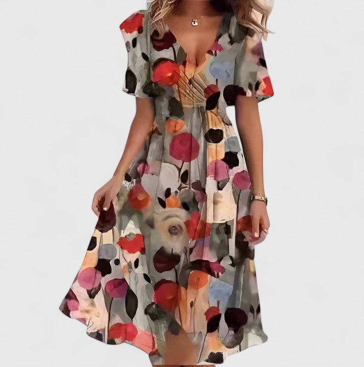 Floral Marron / 3XL