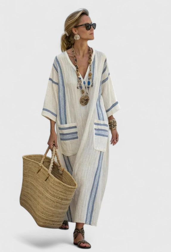 Beige Bleu Clair / 5XL